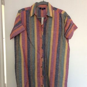 Madewell Striped Courier Dress - Sz. XS